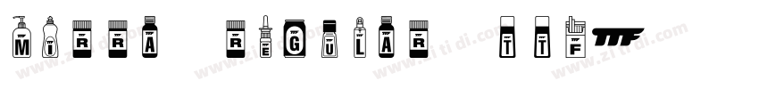 mirra regular ttf字体转换
